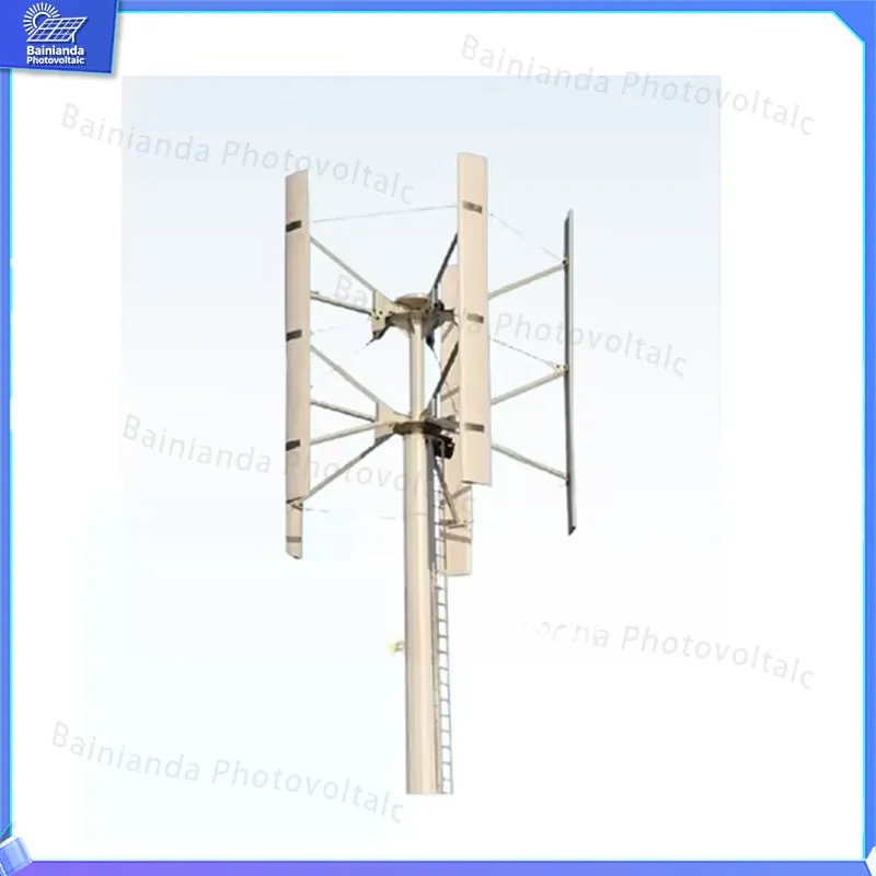 กังหันลมแกนตั้ง 500W 1kW 2kW ร - Wind Solar Hybrid Kit บทวิจารณ์และราคา