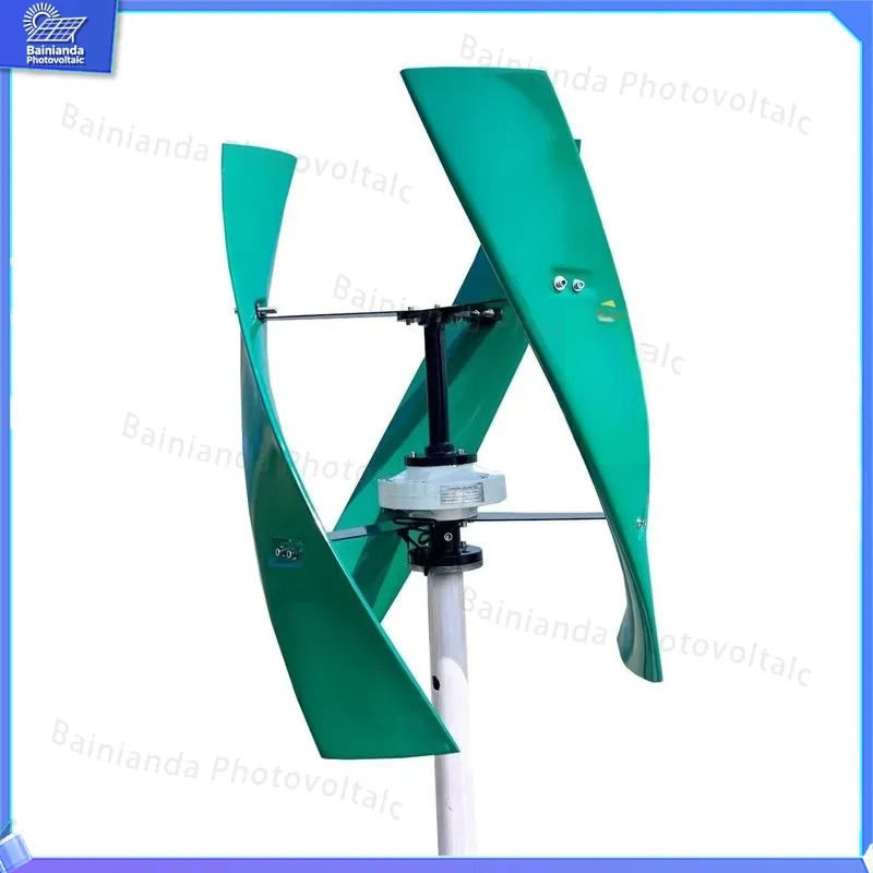 กังหันลมแกนตั้ง 600W 1KW พร้อม - Wind Solar Hybrid Kit บทวิจารณ์และราคา