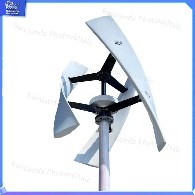 กังหันลมแกนตั้ง 600W 1KW พร้อม - Wind Solar Hybrid Kit บทวิจารณ์และราคา