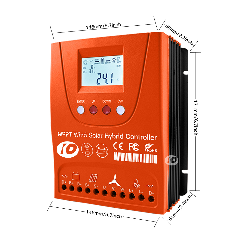 Mars Rock 2KW 2.4KW 12V/48V MP - Wind Solar Hybrid Kit บทวิจารณ์และราคา