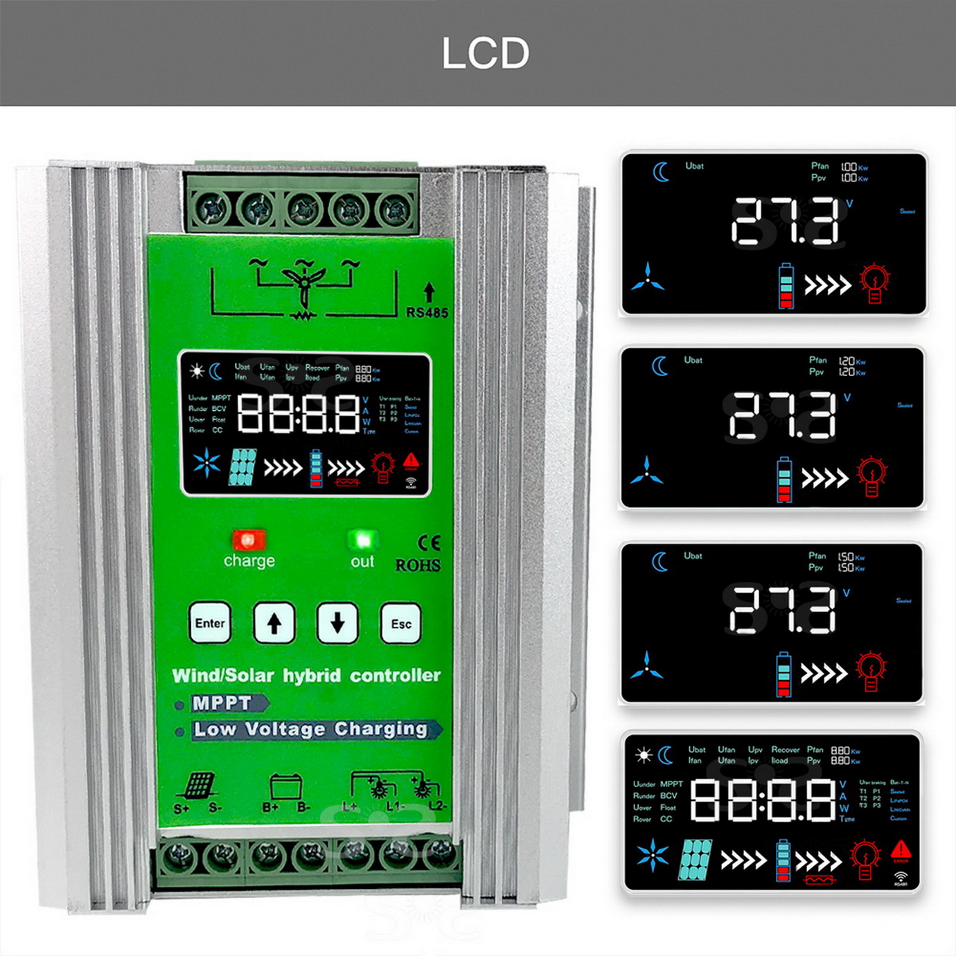 MARS 5000W 6KW ROCK ชุดควบคุมพ - Wind Solar Hybrid Kit บทวิจารณ์และราคา